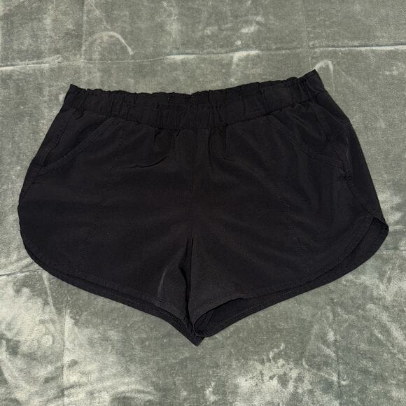 RBX Running Shorts Women's Medium Black Stretch Pockets Athletic 3" Inseam - Picture 1 of 6